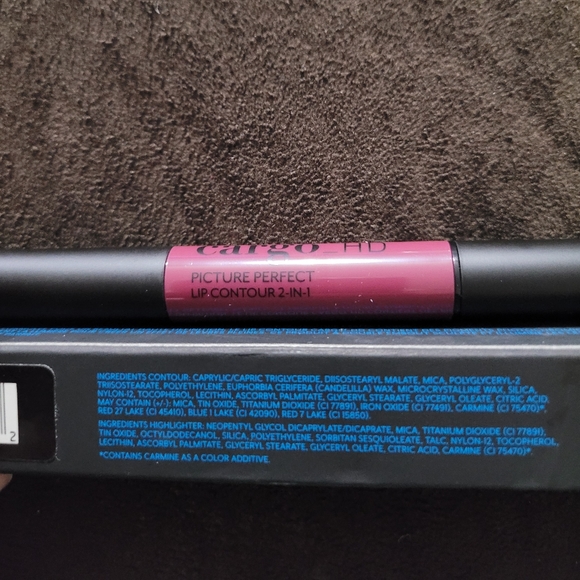 NEW Cargo_HD Picture Perfect Lip Contour~2-in-One~Lipstick~Deep Wine - Picture 3 of 6